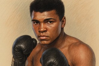 Muhammed Ali cartoonized