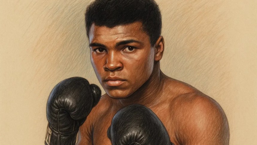 Muhammed Ali cartoonized
